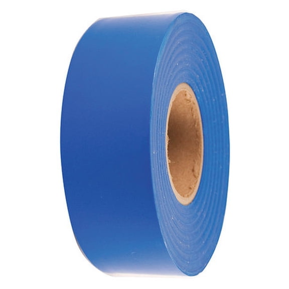 ZORO SELECT 1EC26 Flagging Tape,Blue,300 ft x 1-3/16 In
