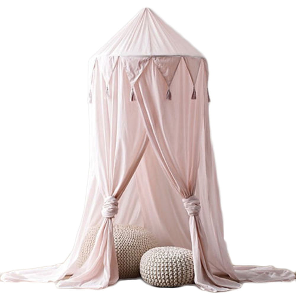 Kids Baby Bedcover Bed Canopy Mosquito Game Net Tent Cotton Curtain Bedding Dome 