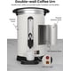 thumbnail image 5 of 120-cup coffee urn - 18l (4.8 gal) grande stainless steel thermal insulated quick electric coffee maker in blanca, 5 of 7