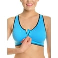 thumbnail image 4 of Angelina Wire-Free, Seamless Bralette with Front-Zip Closure (6-Pack), 4 of 7