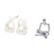 thumbnail image 5 of Estatuas de cisnes,Estatua de cisne de cerámica Escultura de mesa de cisne Elegante,Figura de cisne de porcelana Figura de cisne Decoración de escritorio,Figura de pensador abstracto,Estatua, 5 of 8