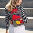 thumbnail image 5 of Easygdp Dinosaur Super Hero Cartoon Mochila de Lona Resistente para Laptop, Compatible con Laptops de 15 a 17 pulgadas, Ideal para Escuela, Trabajo y Viajes-Small, 5 of 5