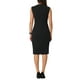 thumbnail image 3 of Vestidos sin mangas de la colección INSPIRE CHIC para mujeres, elegante vestido lápiz con escote corazón, 3 of 4