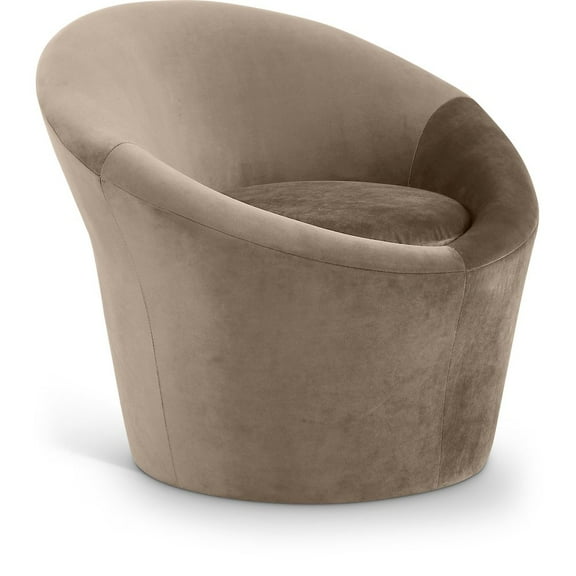 Meridian Furniture Tristan Taupe Velvet Accent Chair