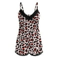 thumbnail image 5 of Xmyrz Valentine's Day Pajama Sets For Women Two Piece Shorts Set Leopard Sleepwear Softable Homewear Spaghetti Strap Sleeveless Pj'S Outfit Relaxed, 5 of 6
