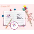 thumbnail image 4 of Ginmlyda Secret Diary with Lock and keys, Notebook Stationary Set Incl. Pink Butterfly Journal with Lock Memo pad 6 Colored Pen Ruler Sharpener Eraser for Learning Writing Drawing Gifts, 4 of 5