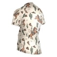 thumbnail image 3 of joogoo Cactus Cowboys Pattern Men's Cycling Jerseys Mountain Bike Short Sleeve Tops XL, 3 of 7