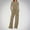 Khaki, variant on Womens Fall and Winter Loungewear Suit Sports Set Women's Casual Solid Color Round Neck Pocket Long Sleeve Jumpsuits