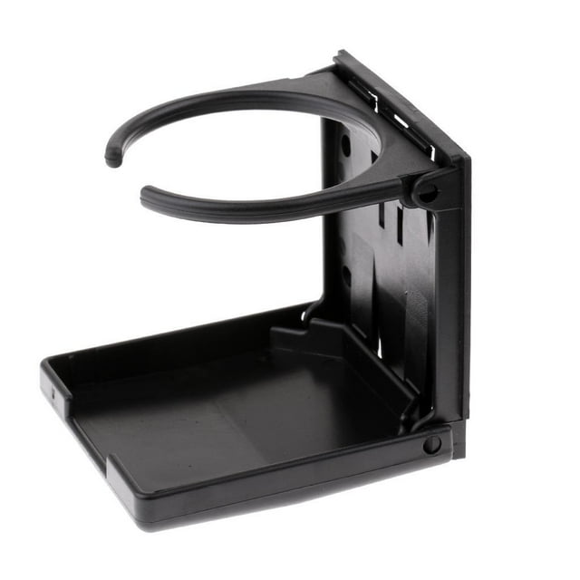 Porte-bouteille et Porte-Boissons Cola Pliable Durable pour Table de Baby-Foot, avec Vis de Montage Noir