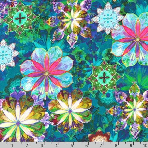108" Quilt Backing Venice Wide Sateen Robert Kaufman Teal Extrawide Combed Cotton Fabric Print by the Yard (AQSDX-20451-213TEAL)