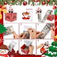 Christmas Money Box for Cash Gift Pull, 2025 New Surprise Money Holder