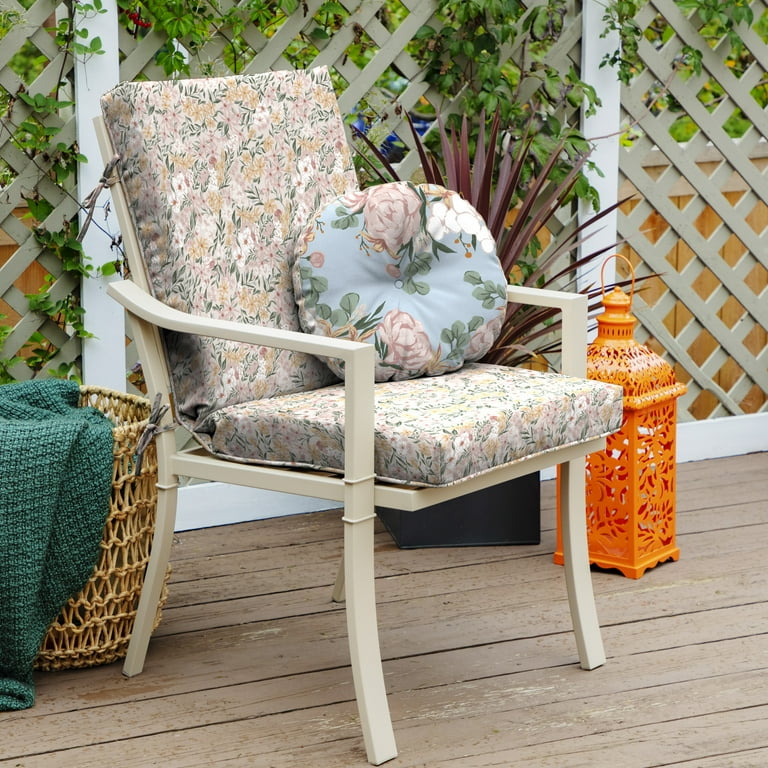 Arden Artisans Opus Floral Outdoor 44 x 21 in. High Back Chair