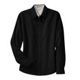 thumbnail image 5 of Port Authority Ladies Long Sleeve Easy Care Shirt-5XL (Black/ Light Stone), 5 of 6