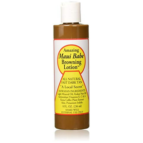 Maui Babe Browning Lotion 8 Ounces (Pack of 2)
