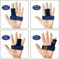 thumbnail image 4 of Zhuge Soporte de dedo ajustable con cinta de sujeción adicional para aliviar el bloqueo de los dedos y aliviar el dolor causado por la tenosinovitis estenosante, 4 of 4