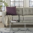 thumbnail image 3 of Plum Distressed Gradient Throw Pillow, 3 of 4