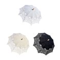 thumbnail image 6 of Lace Umbrella Parasol For Bridal Wedding Costume Photo Props 1920s Parties And Weddings Stage Props, 6 of 9