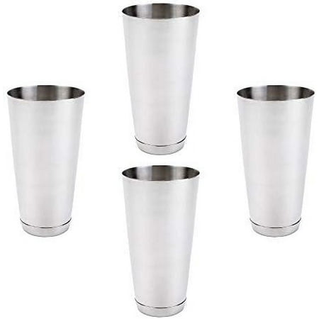 

Pack) 30-Ounce Cocktail Mixing Shaker Tin - Silver Glitter Stainless Steel Shakers Bar Cheater Tins for Professional Bartenders
