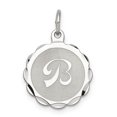 thumbnail image 1 of Pendentif Breloque Collier Monogramme Prénom Initiale Lettre B Délicat en Argent Sterling 925, 1 of 6