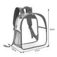 thumbnail image 2 of Mochilas transparentes para mujer Mochilas escolares transparentes de PVC para estudiantes (estilo 6) Likrtyny Para Estrenar, 2 of 5