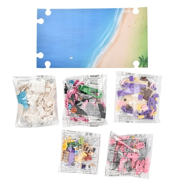 Yazoeia Girls Amusement Park Block Building DIY Diamond Mini Bricks Assemble Toy 5222 MY320-29930