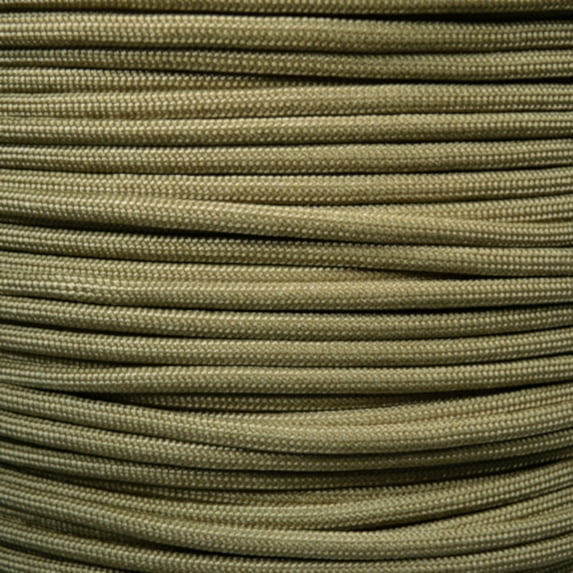 Mil Spec Paracord MIL-C-5040H Type III Built for Survival Titanium Series made with Genuine Authentic 7 Strand 550 LB True 550 Military Specification Strength Nylon Kernmantle Tactical Parachute Cord