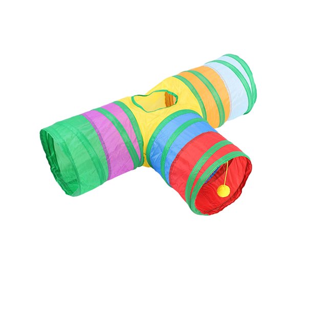 Túnel para conejos, túnel para gatos, resistente, práctico y portátil. C