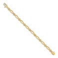 thumbnail image 2 of Auriga Fine Jewelry 14K Yellow Gold A Diamond Fancy Bracelet 7inch for Women, 2 of 6