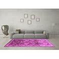 thumbnail image 3 of Ahgly Company Indoor Square Oriental Purple Industrial Area Rugs, 6' Square, 3 of 4