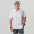 thumbnail image 3 of Burlebo Men's Performance Western Short Sleeve Pearl Snap Button Up Shirt, 3 of 5