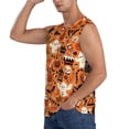 thumbnail image 3 of Fotbe Halloween 2 Men's Camiseta sin Mangas Estampada para Hombres, Playera Casual para Gimnasio, Entrenamiento, Playa-XX-Large, 3 of 7