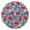 White-166, variant on Outdoor Waterproof Tablecloth with Umbrella Hole and Zipper,Pioneer Colorful Floral Round Reusable Durable Decor Table Cover for Party Picnic Patio 60×60 Inch