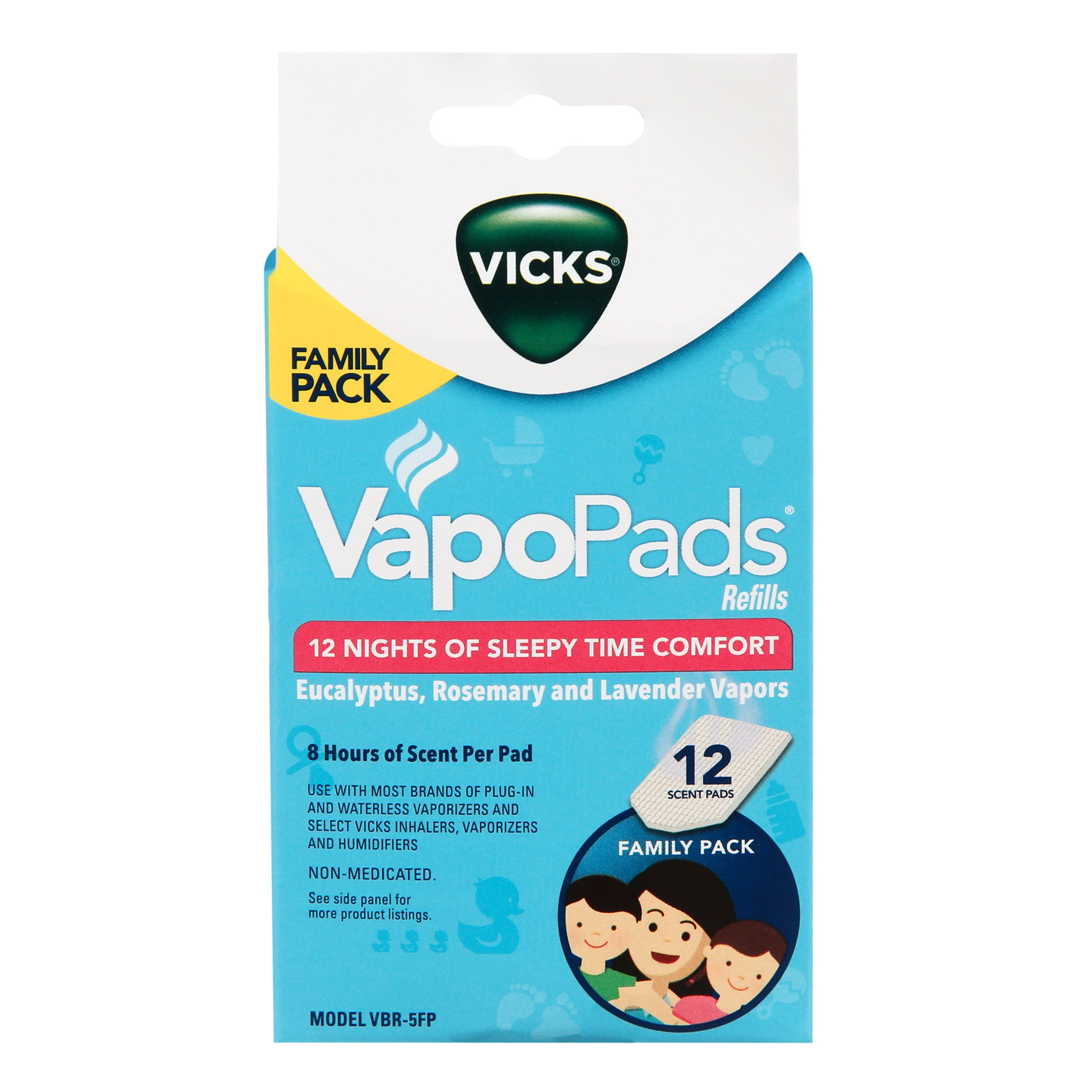 Vicks VapoPads Refill Pads 1 each 6 pads  by Vicks 