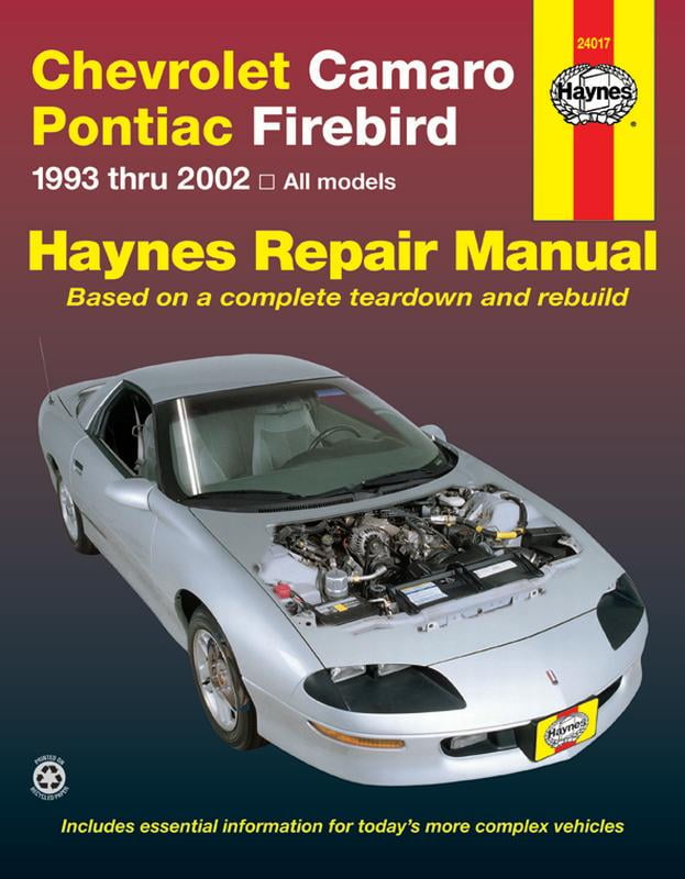 1999 Chevrolet Camaro Pontiac Firebird Shop Service Repair Manual CD 