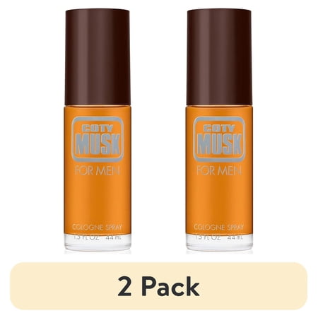 (2 pack) Coty Musk Cologne Spray for Men 1.5 fl oz