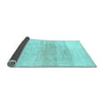 thumbnail image 2 of Ahgly Company Indoor Rectangle Solid Light Blue Modern Area Rugs, 8' x 10', 2 of 4