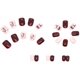 thumbnail image 4 of Uñas postizas navideñas MACHAO 24 piezas Acrílicas Brillantes, 4 of 5