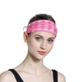thumbnail image 3 of kaondbfi Women's Summer Outdoor Travel Essentials Accessories Headbands for Women Print Headband Elastic Head Wrap Hair Band Bandana Headband, 3 of 6