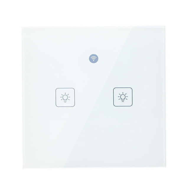 Ewelink Motion Sensor Wifi Smart Wall Switch Compatible with IFTTT// Home/ Siri Voice Control APP/Touch Control Timer 2 Gang Induction Switch