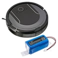thumbnail image 5 of 2600mAh Battery Replacement for UR1105ARUS RV1001 RV1001AE UR1005AE RV1101ARUS RV2000WD ION Robot Vacuum R72 R101 ION Robot Vacuum R87 RV761 RV2001WD ION Robot Vacuum R71 RVBAT850 RVBAT850A, 5 of 5