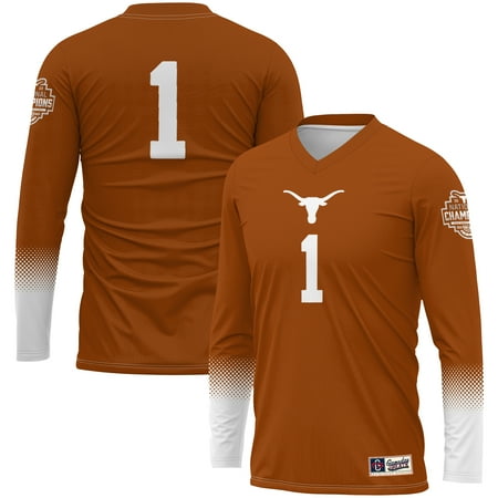 Unisex GameDay Greats #1 Texas Orange Texas Longhorns 2023 NCAA Women's Volleyball National Champions Fashion Jersey