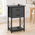 thumbnail image 2 of 5-10 Gallon Fish Tank Stand With 2 Drawers And Storshelves, 2 of 9