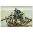 thumbnail image 3 of Udo Keppler 18x13 Black Modern Framed Museum Art Print Titled - The Helping Hand (1911), 3 of 5