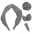 thumbnail image 3 of Unique Bargains 1 Pc Fashion Cross Wide Headbands for Women Gray, 3 of 6