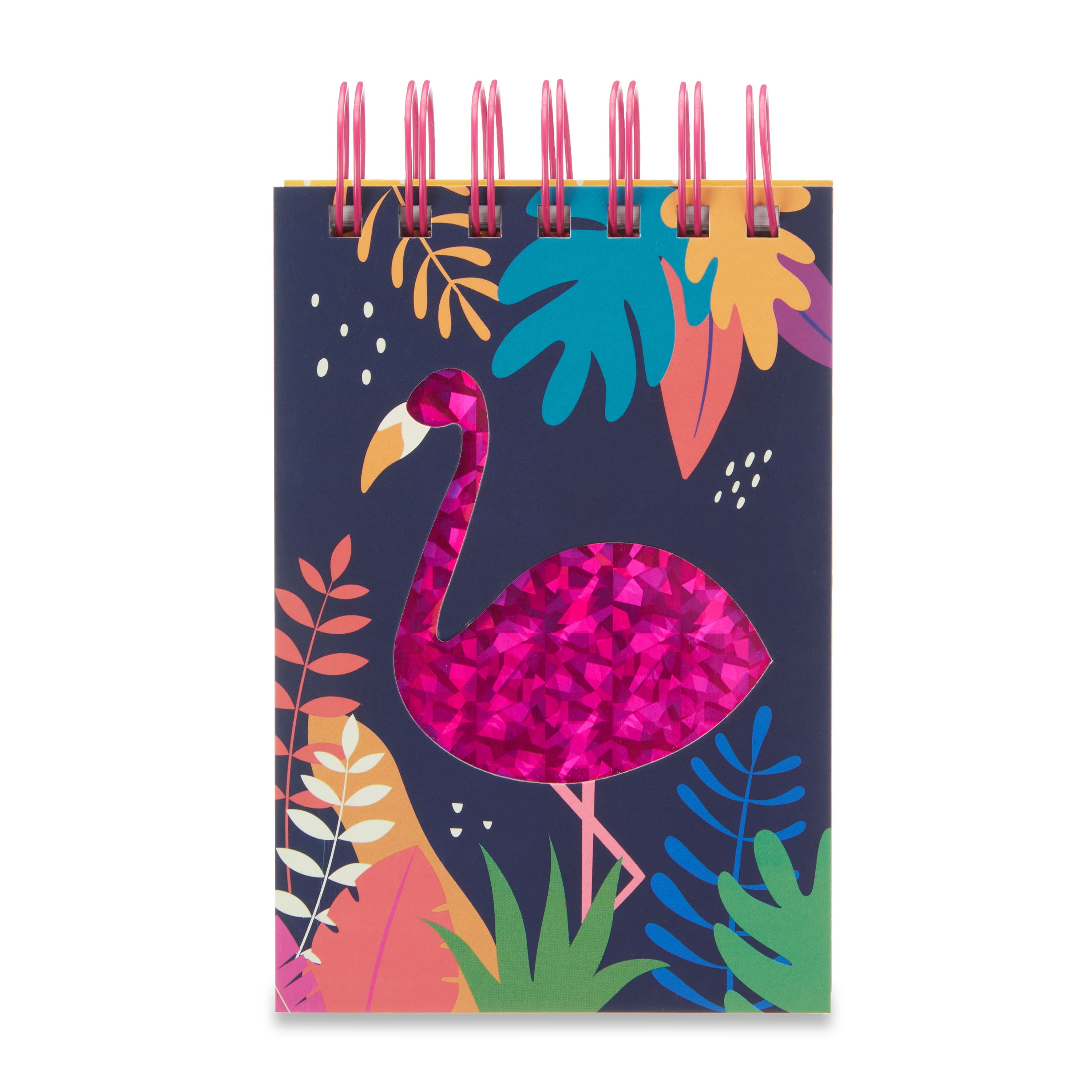 Pen+Gear Top Bound Spiral Memo Pad, Flamingo, 400 Pages