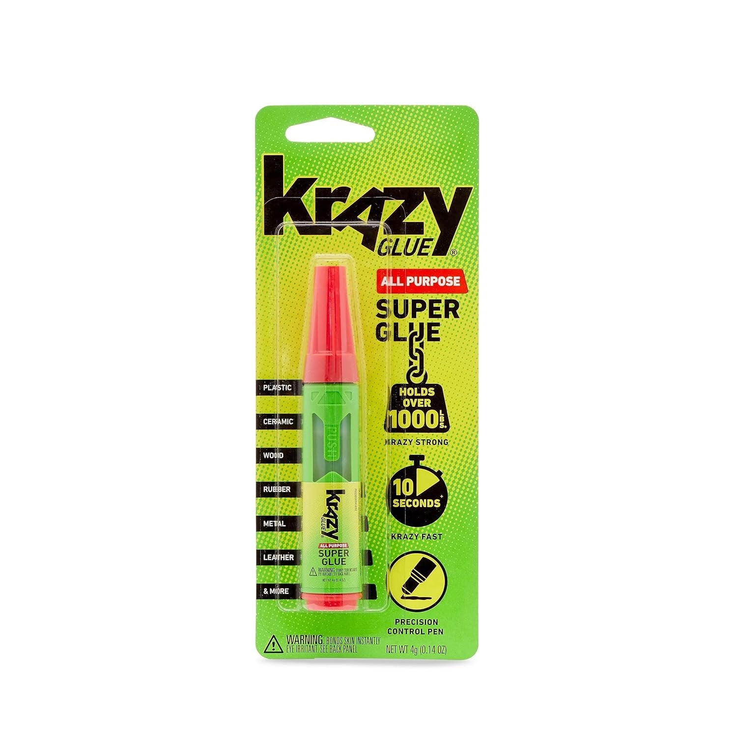 Elmer's Krazy Glue All Purpose Gel Precision Control Pen - Gel Adhesive - 6 Count, 4g