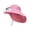 Z05-Pink, variant on LRen Kids Solar Powered Fan Hat for Outdoor Adventures Wide Brim Summer Cap with USB Rechargeable Fan and UPF 50 Sun Beige(供应商口哨颜色随机发货)