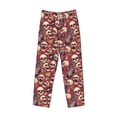thumbnail image 5 of Balery Skull record Guitar music print Men's Pajama Pants,Ultra Lightweight Pjs,Lounge Pant-XX-Large, 5 of 9