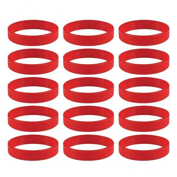 2x 15 s de sílice, deportiva, brazalete para hombres adultos, joyería deportiva Salvador Pulsera de silicona