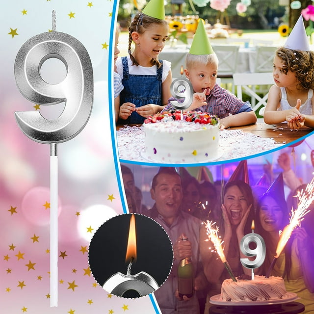 Home Organization Birthday Number Candle 3D Shape Birthday Candle Decoration Birthday Cake Candle